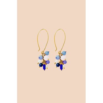 Kaiko Clothing Joy Earrings, Blue