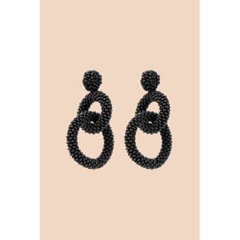 Kaiko Clothing Gia Earrings, Black