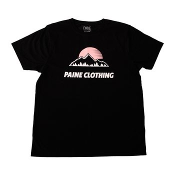 Paine Clothing Kallio T-paita, Unisex, Musta