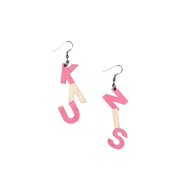 YO ZEN Kaunis -earrings, pink