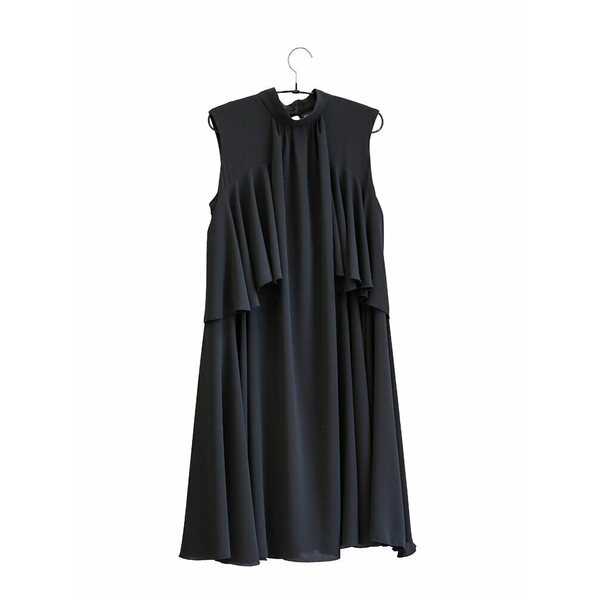 Jatuli Fringe Dress, Musta