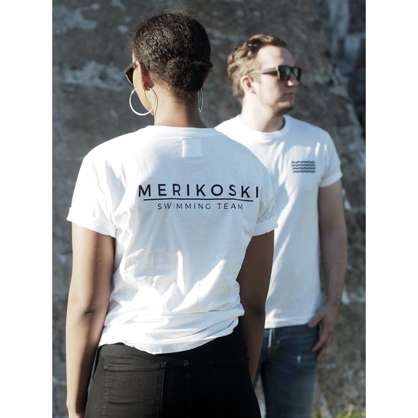 Paine Clothing Merikoski Swimming Team T-paita, Valkoinen, Unisex