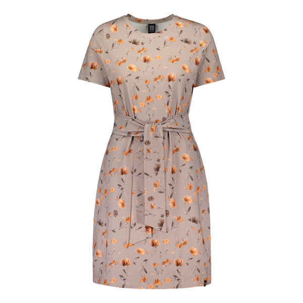 T-Shirt Dress, Poppy Field Taupe