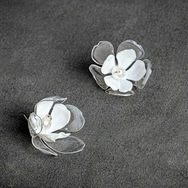 Upcycle with Jing Double Flower Ear Studs