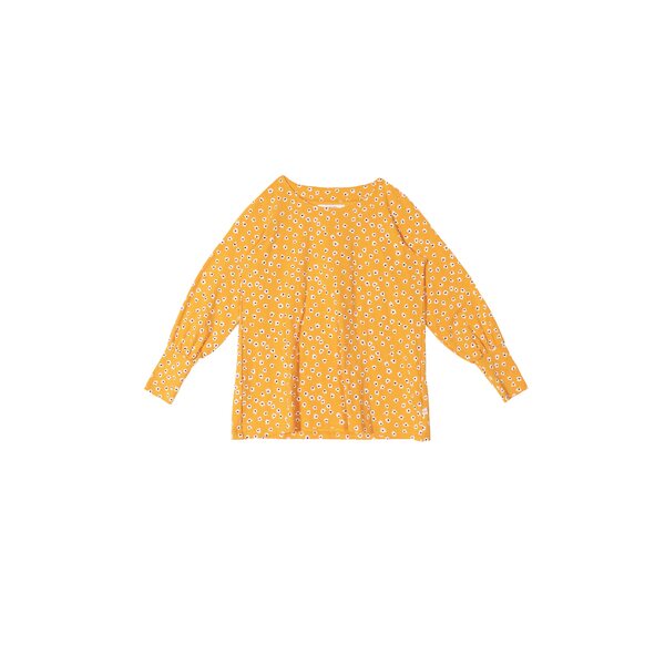 Puuvillatehdas Lynn Shirt, Little Flower Yellow