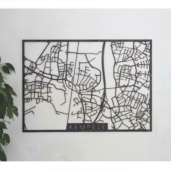 Papurino Kempele Kaupunkikartta (L 50 x 70 cm)