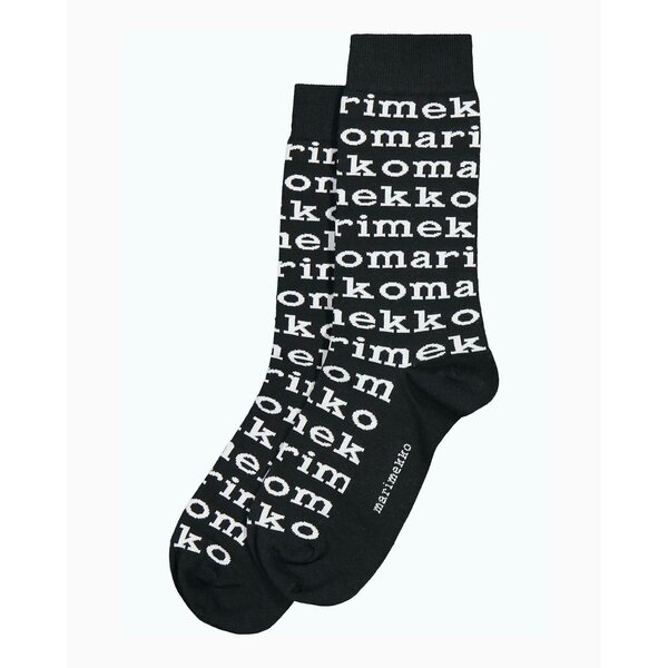 Salla Logo Socks, Black
