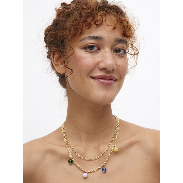 UHANA Everyday Chain Necklace Set & Uhana Amulets, Gold