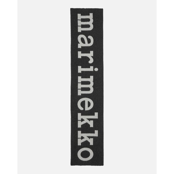 Marimekko Lieddi Logo Huivi, Musta