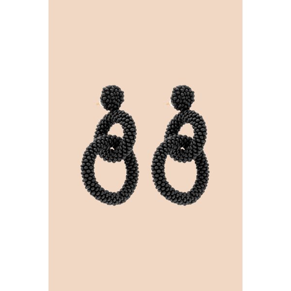Kaiko Clothing Gia Earrings, Black