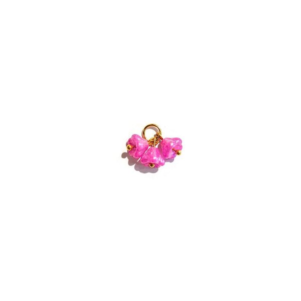 Never Too Lake Blooming Sorbet OSA, Fuchsia, 14k kullattu (2kpl)