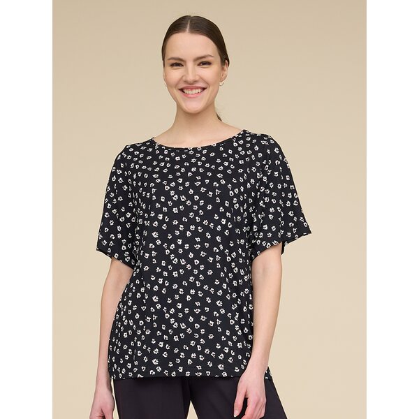 Puuvillatehdas Fernanda T-Shirt, Navy Blue