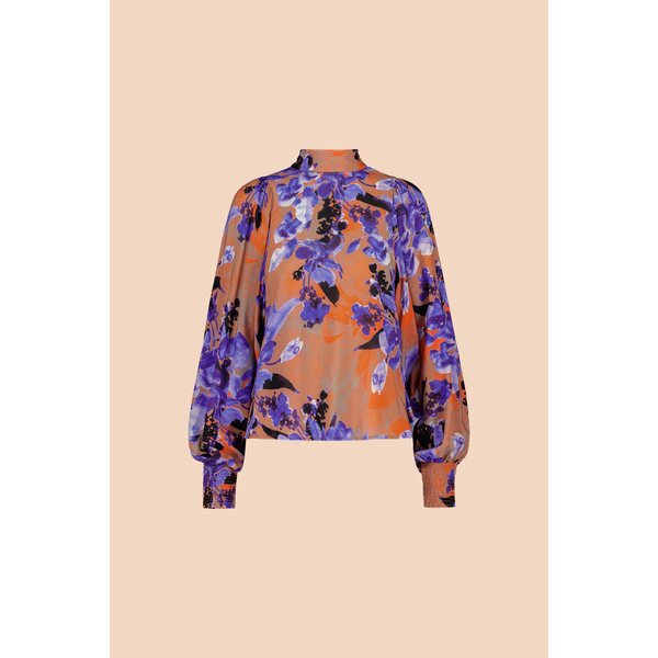 Kaiko Clothing Puff Blouse, Iris