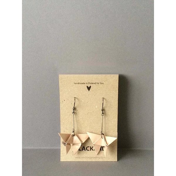 Origami Earrings, Green