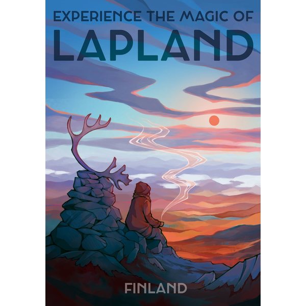 Magic Of Lapland By Emma Chudoba Poster 50x70