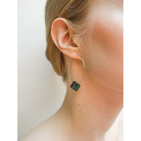 Nouki Kide Earrings, Green