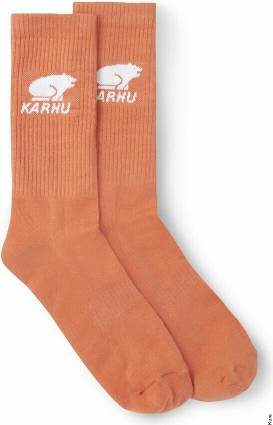 Karhu Classic Logo Socks, Burnt Orange / White | Sukat | Kure